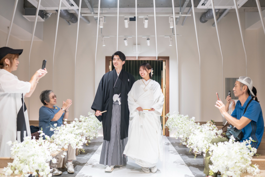 ご家族と一緒に和装前撮り（チャペル＆スタジオ）