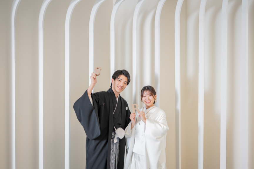 ご家族と一緒に和装前撮り（チャペル＆スタジオ）