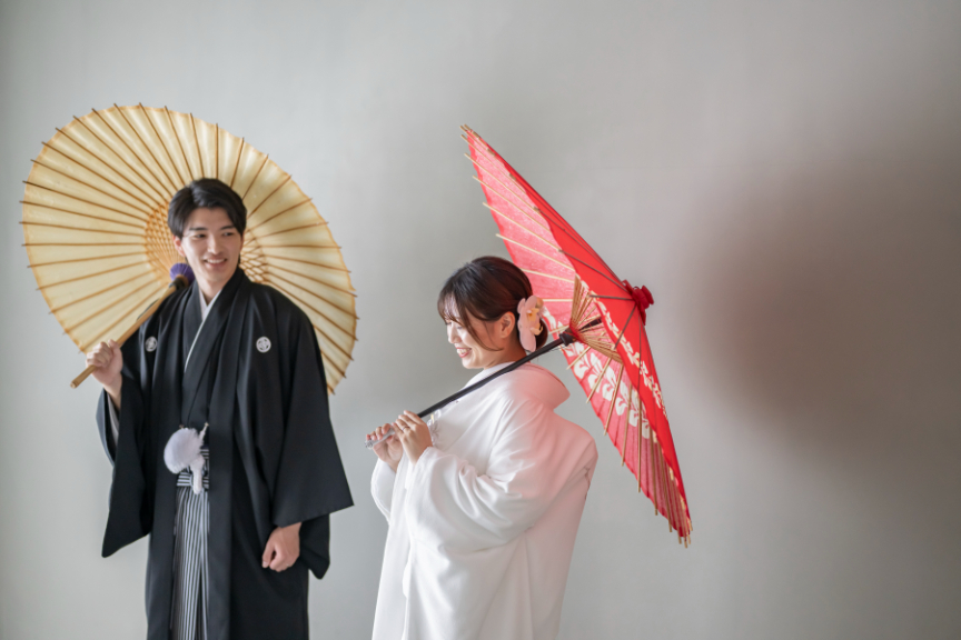 ご家族と一緒に和装前撮り（チャペル＆スタジオ）