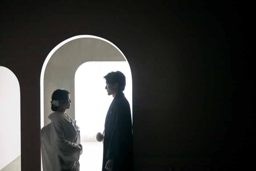 ご家族と一緒に和装前撮り（チャペル＆スタジオ）