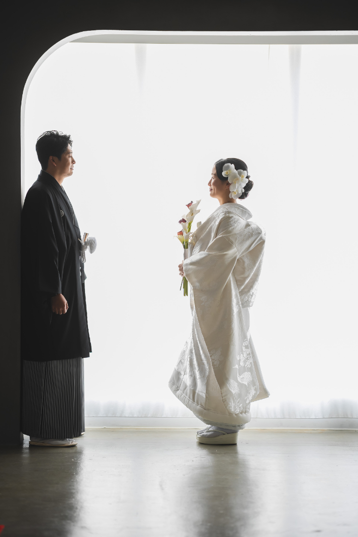 熊本チャペル フォトウエディングレポート No.53 白無垢&綿帽子フォト