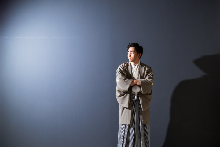 熊本チャペル　フォトウエディングレポート　No.48　色打掛でスタジオ前撮り（ファミリーフォト）