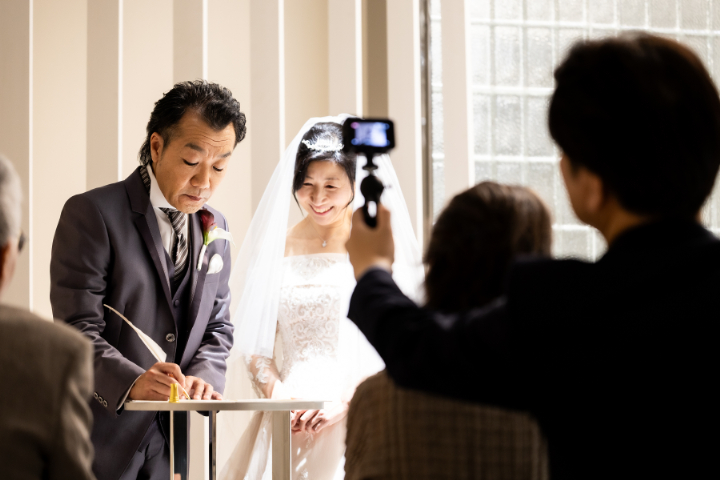 熊本チャペル フォトウエディングレポート No.67【おひろめフォトウエディング&ドレス会食プラン(日本料理とみた)】