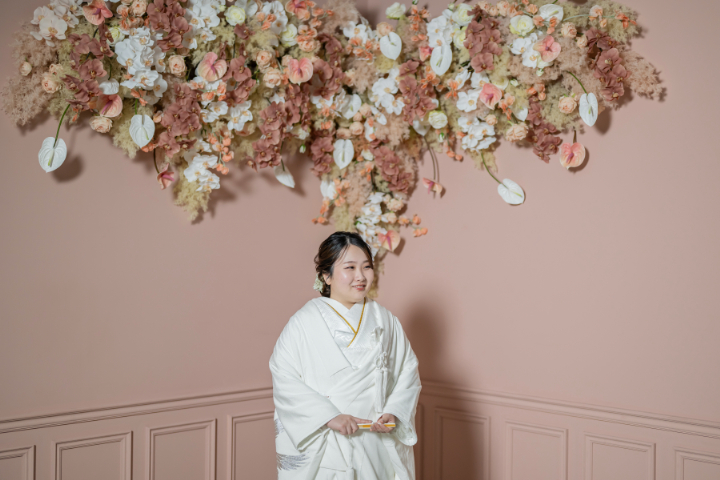 熊本チャペル　フォトウエディングレポート　No.47　白無垢でスタジオ前撮り