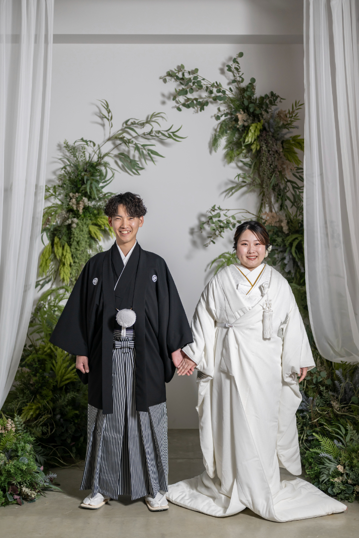 熊本チャペル　フォトウエディングレポート　No.47　白無垢でスタジオ前撮り