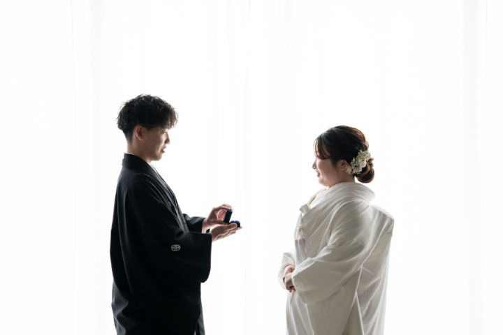 熊本チャペル　フォトウエディングレポート　No.47　白無垢でスタジオ前撮り