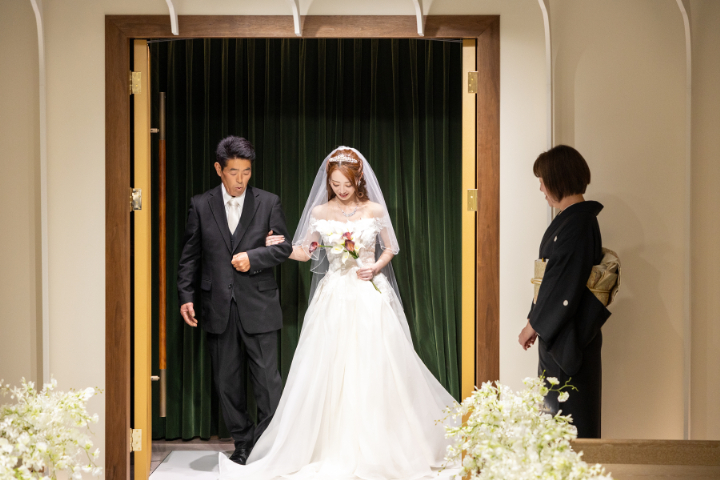 熊本チャペル　フォトウエディングレポート　No.57　チャペルでセレモニーフォト
