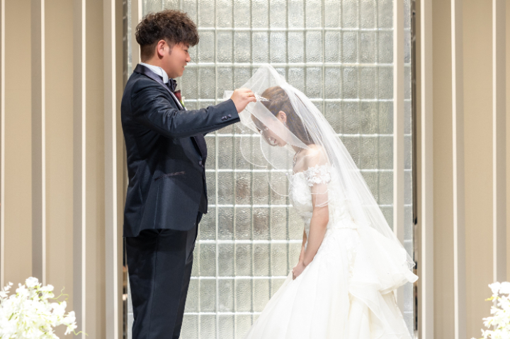 熊本チャペル　フォトウエディングレポート　No.57　チャペルでセレモニーフォト