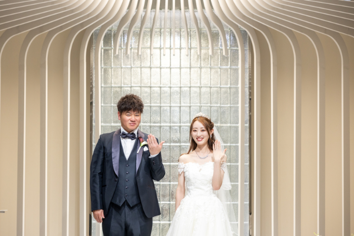熊本チャペル　フォトウエディングレポート　No.57　チャペルでセレモニーフォト