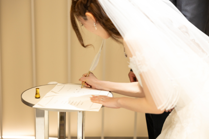 熊本チャペル　フォトウエディングレポート　No.57　チャペルでセレモニーフォト