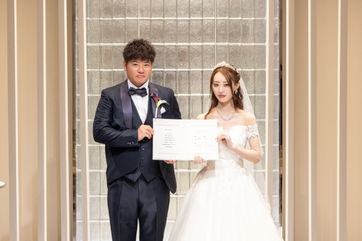 熊本チャペル　フォトウエディングレポート　No.57　チャペルでセレモニーフォト