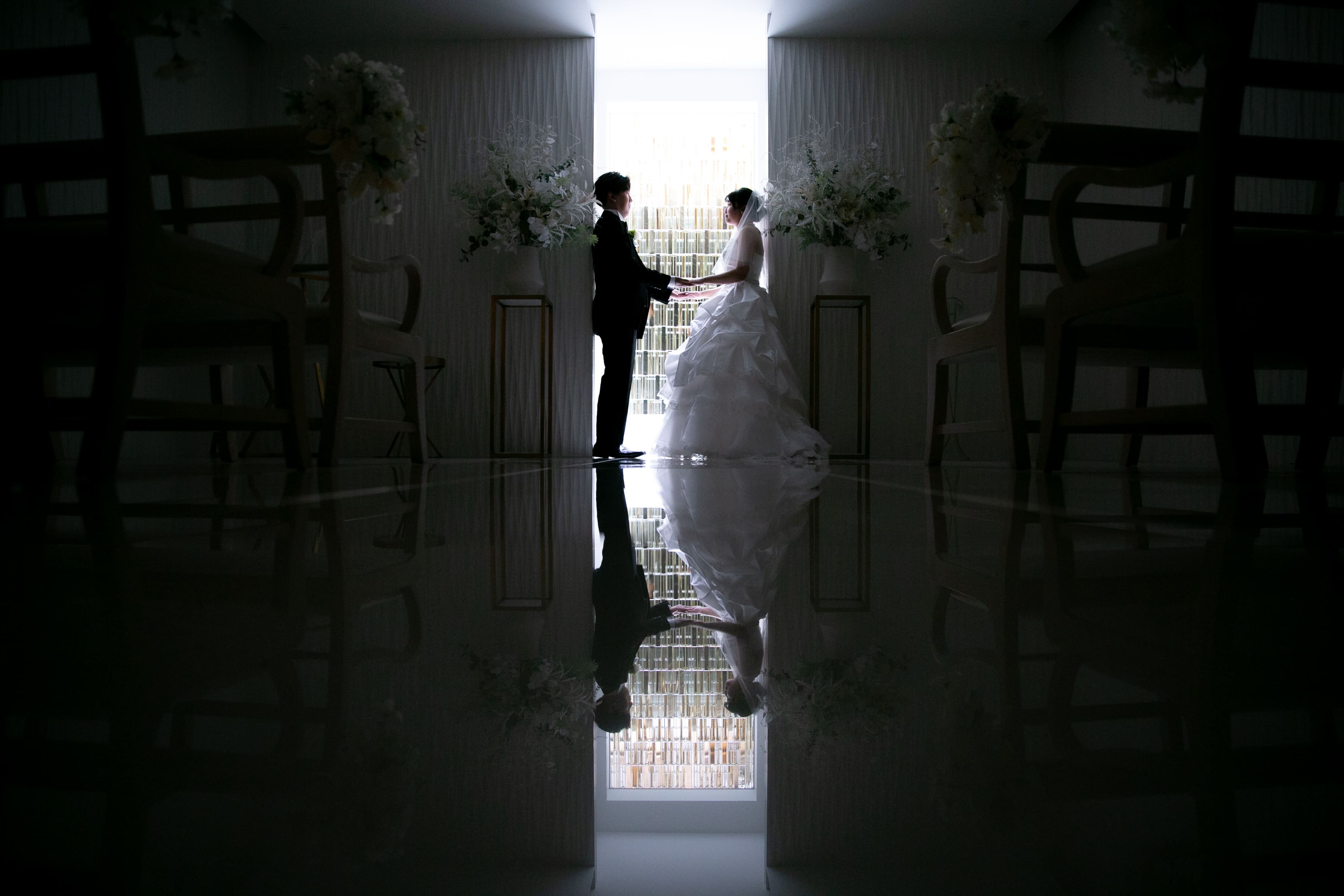 わんちゃんと一緒にフォトウエディング♪