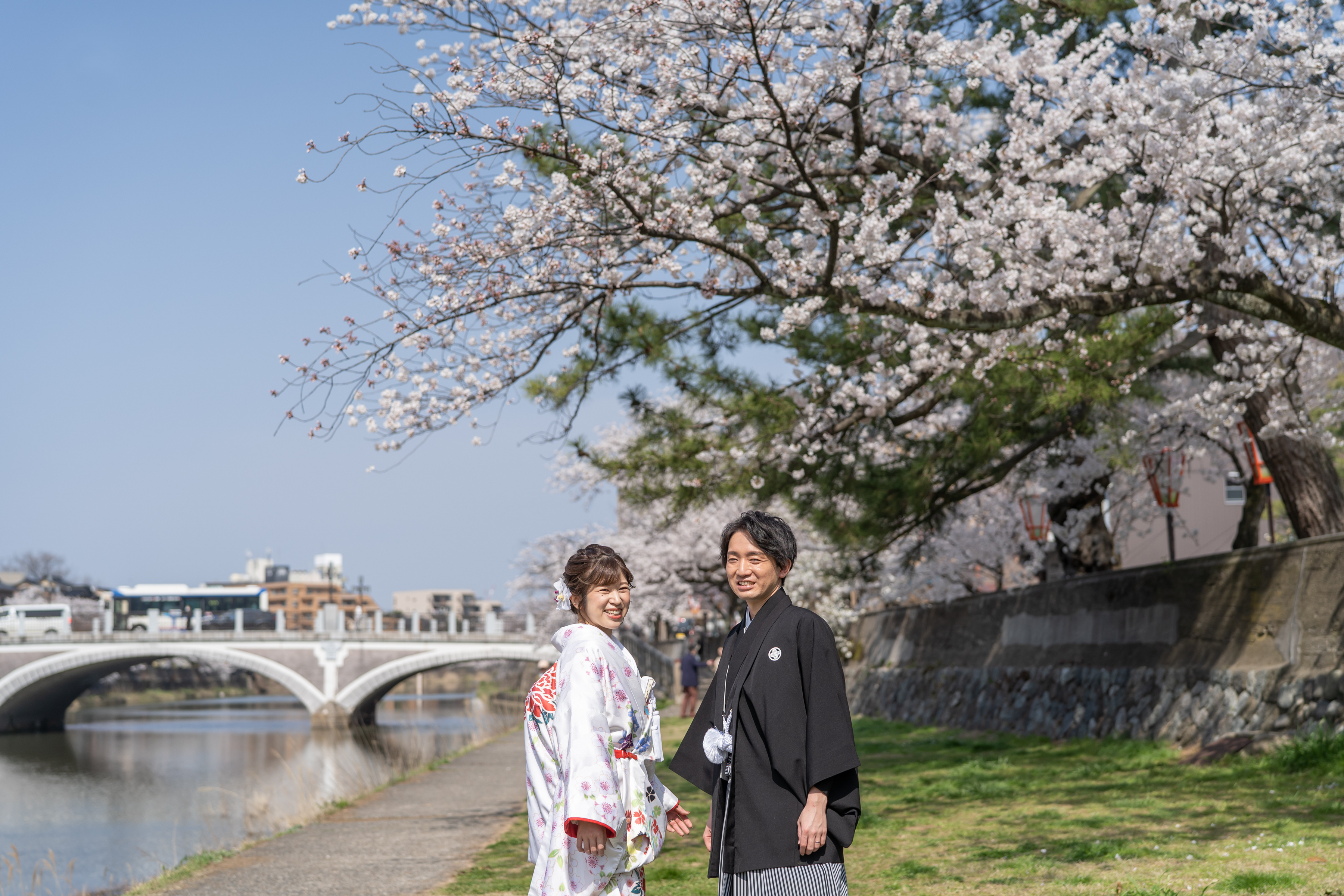 ひがし茶屋で、ロケーションフォト♪