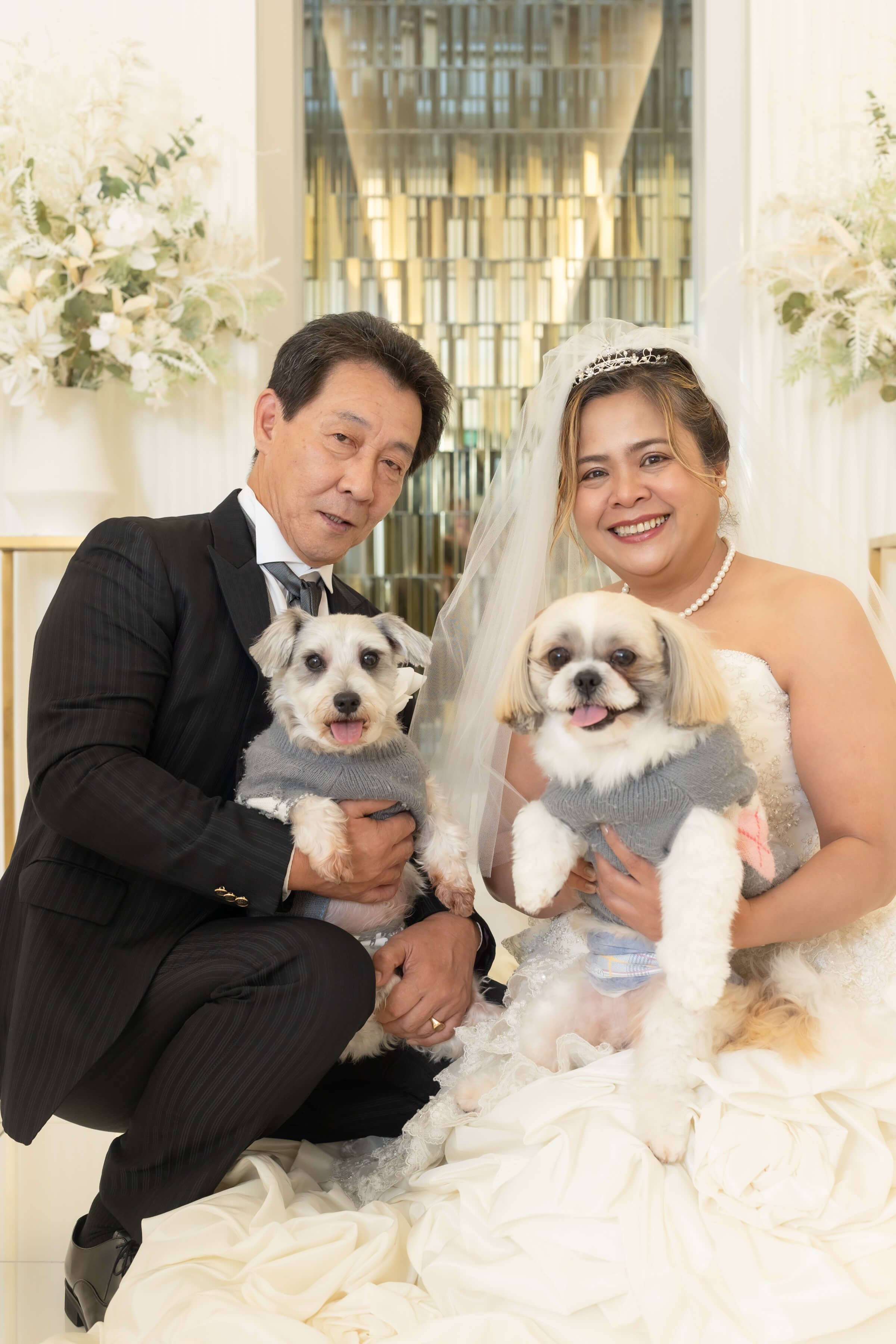 大切なペットと一緒に撮影　フォトウエディング♪