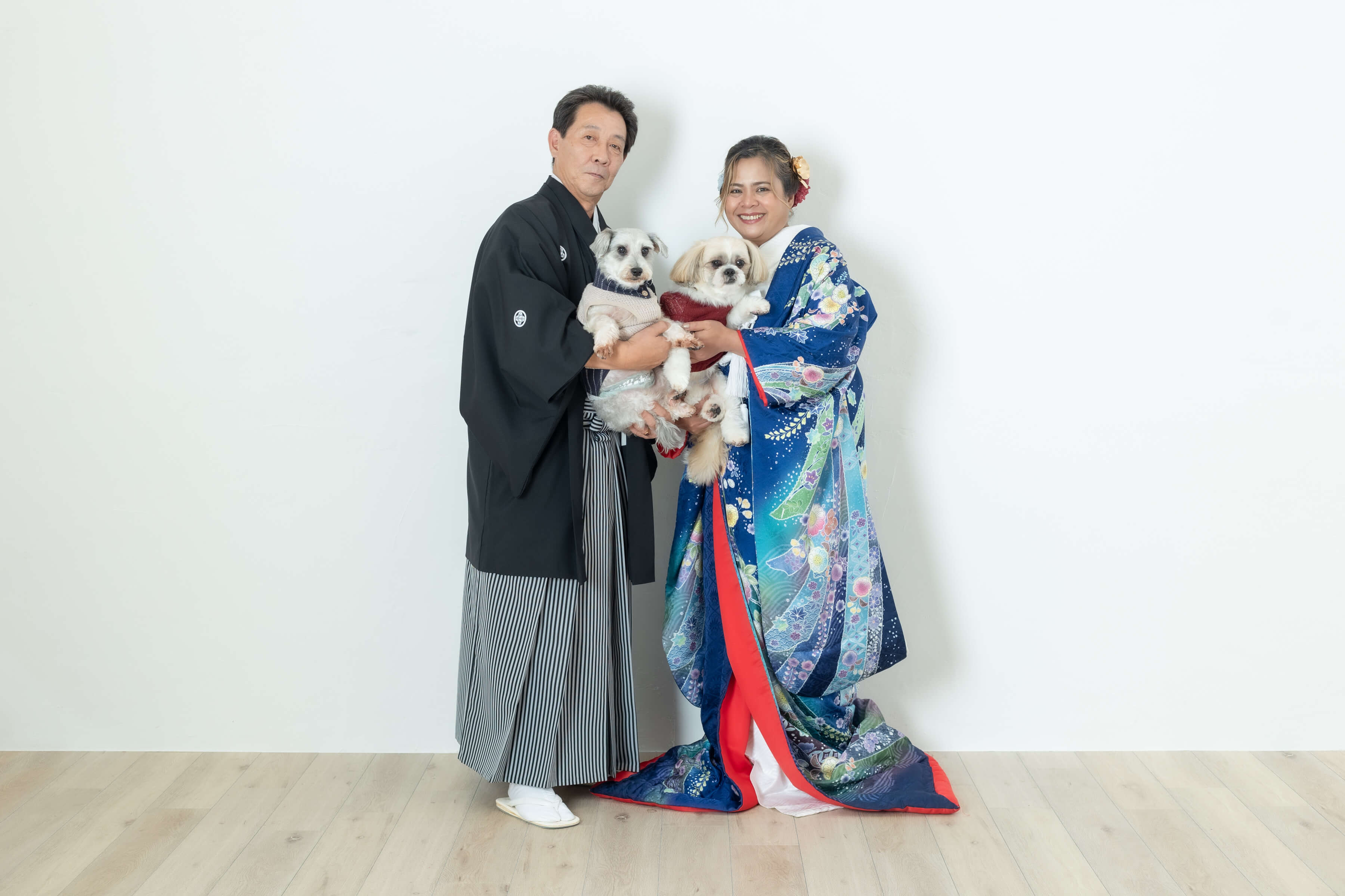 大切なペットと一緒に撮影　フォトウエディング♪