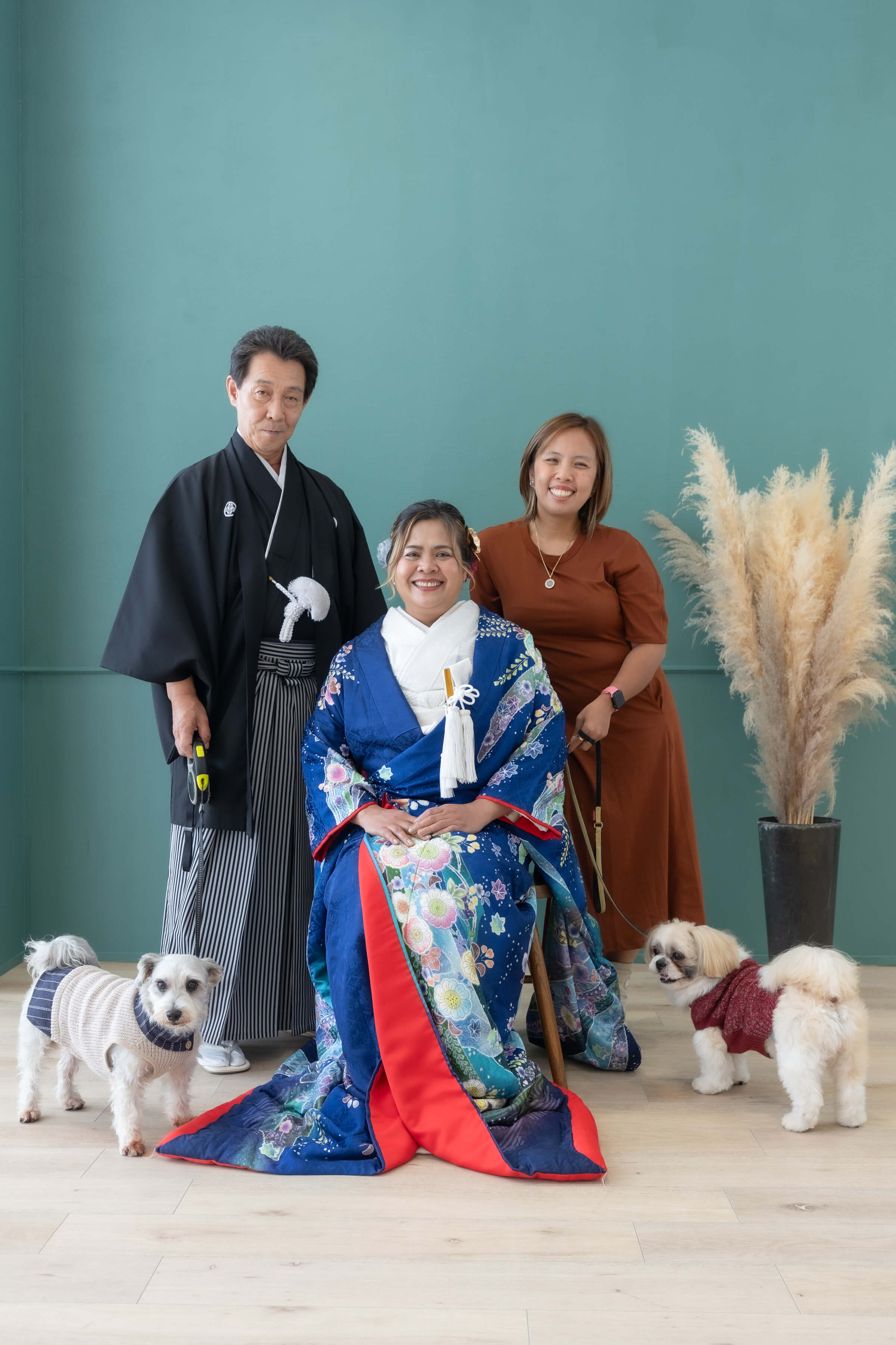 大切なペットと一緒に撮影　フォトウエディング♪