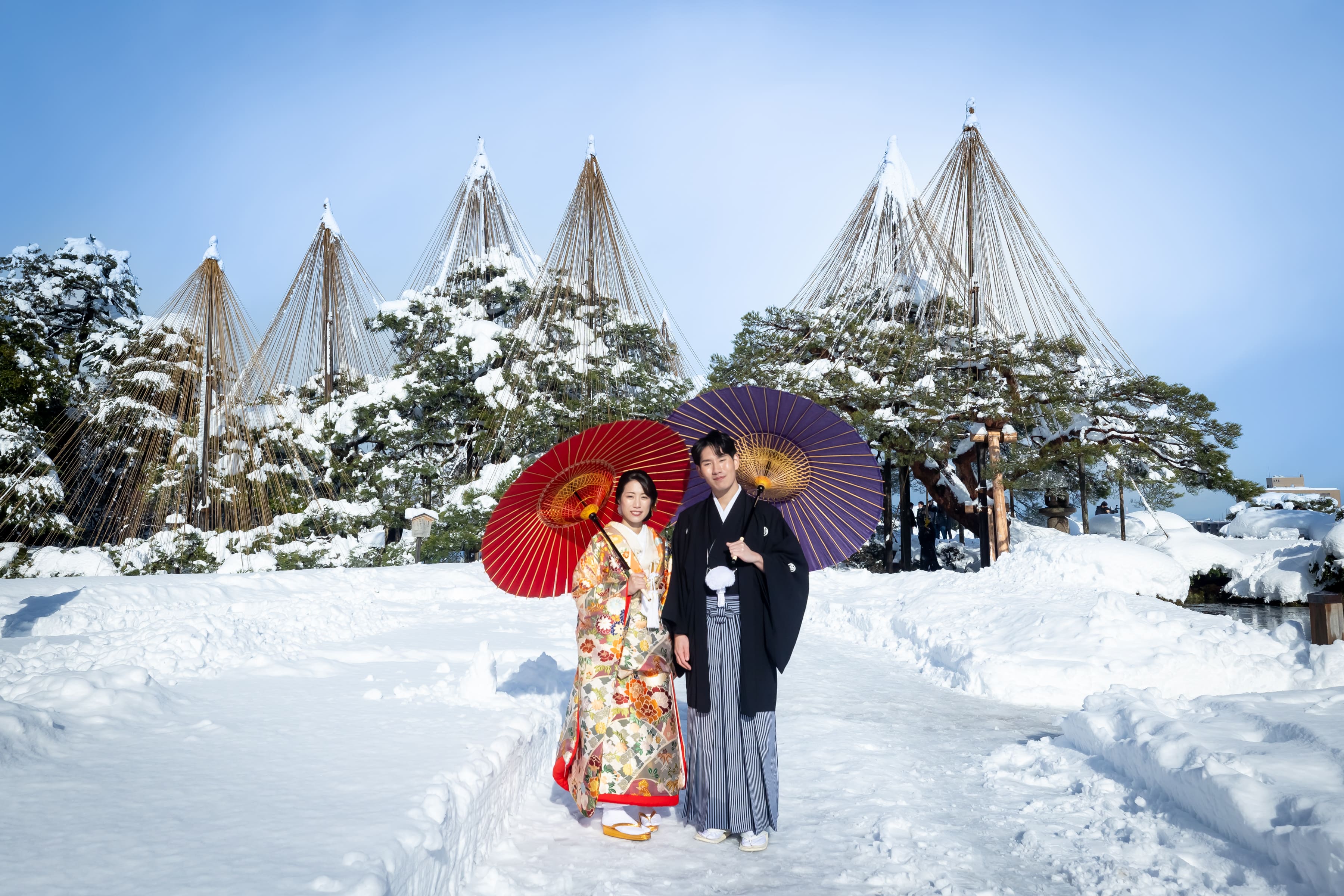 ロケーションフォト　～雪の兼六園～