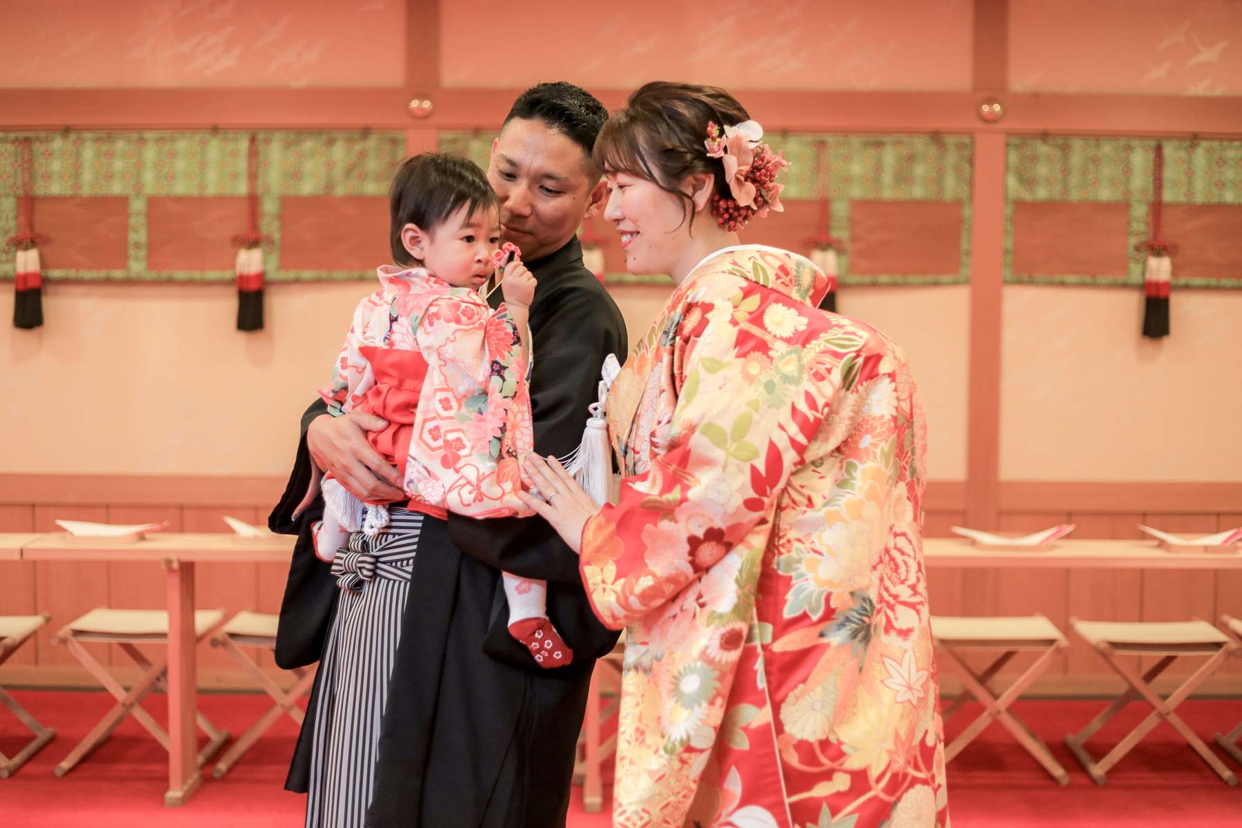 挙式後にニューウェルシティ宮崎で和装後撮り✨