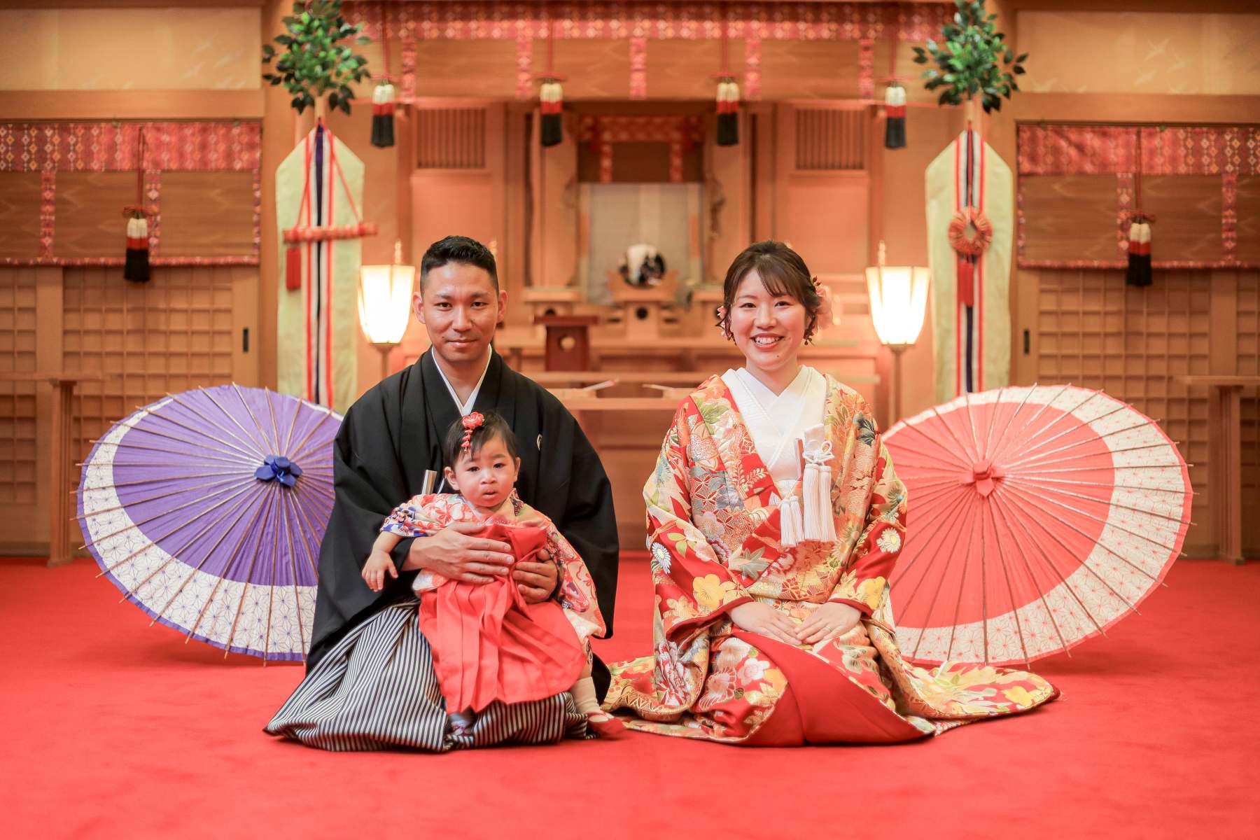 挙式後にニューウェルシティ宮崎で和装後撮り✨