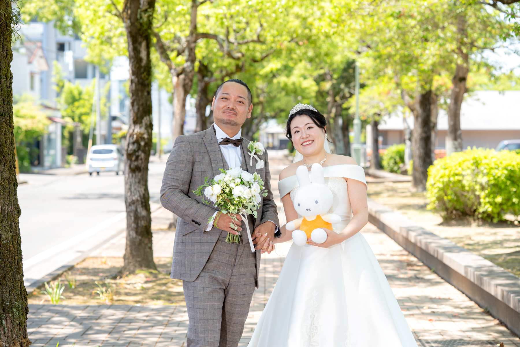 宮崎スタジオにて洋装フォトウェディング🌿