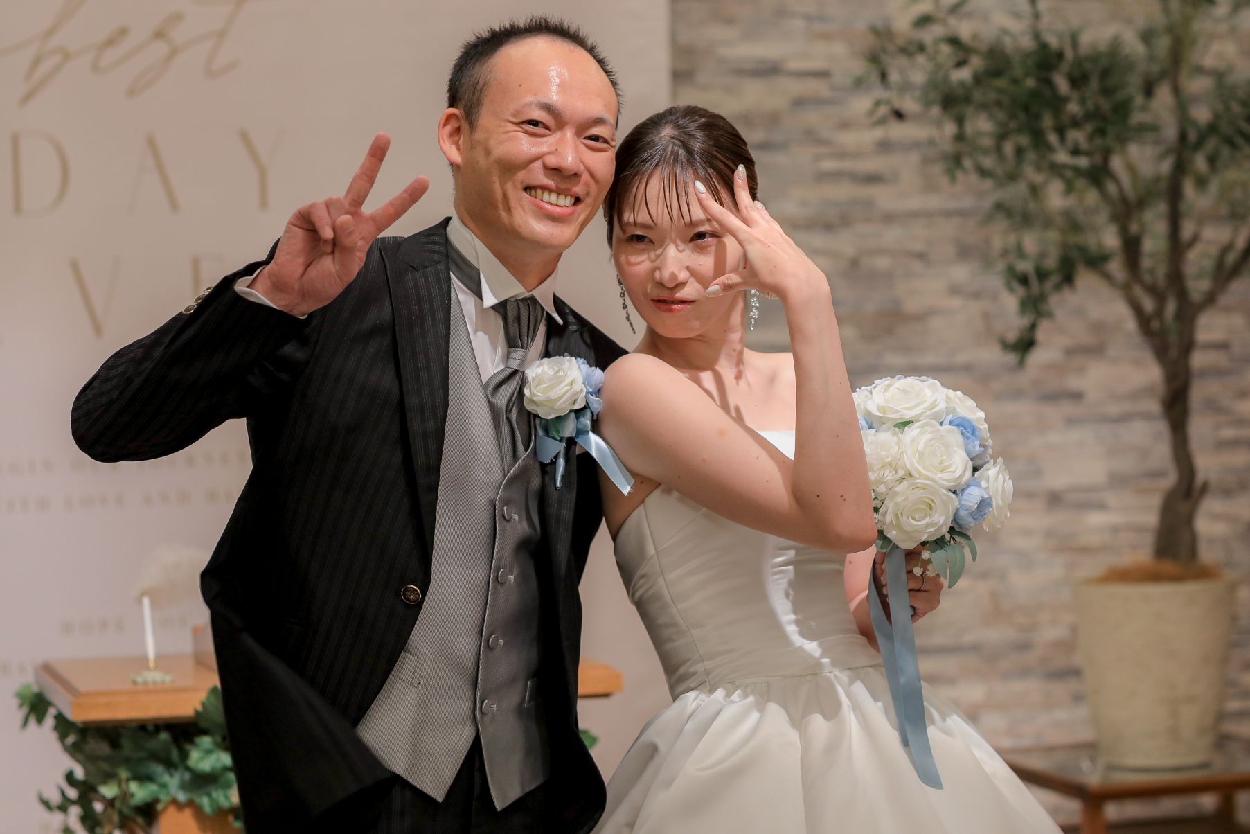 ニューウェルシティ宮崎で洋装フォトウェディング🌟~おひろめフォト~