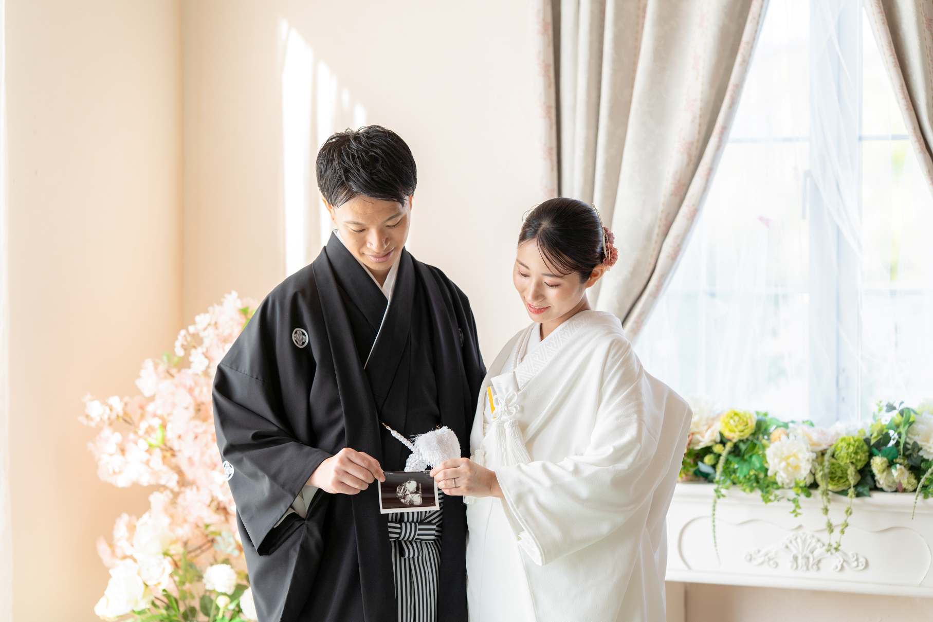 宮崎スタジオで和装フォトウェディング～新しい命と👼～