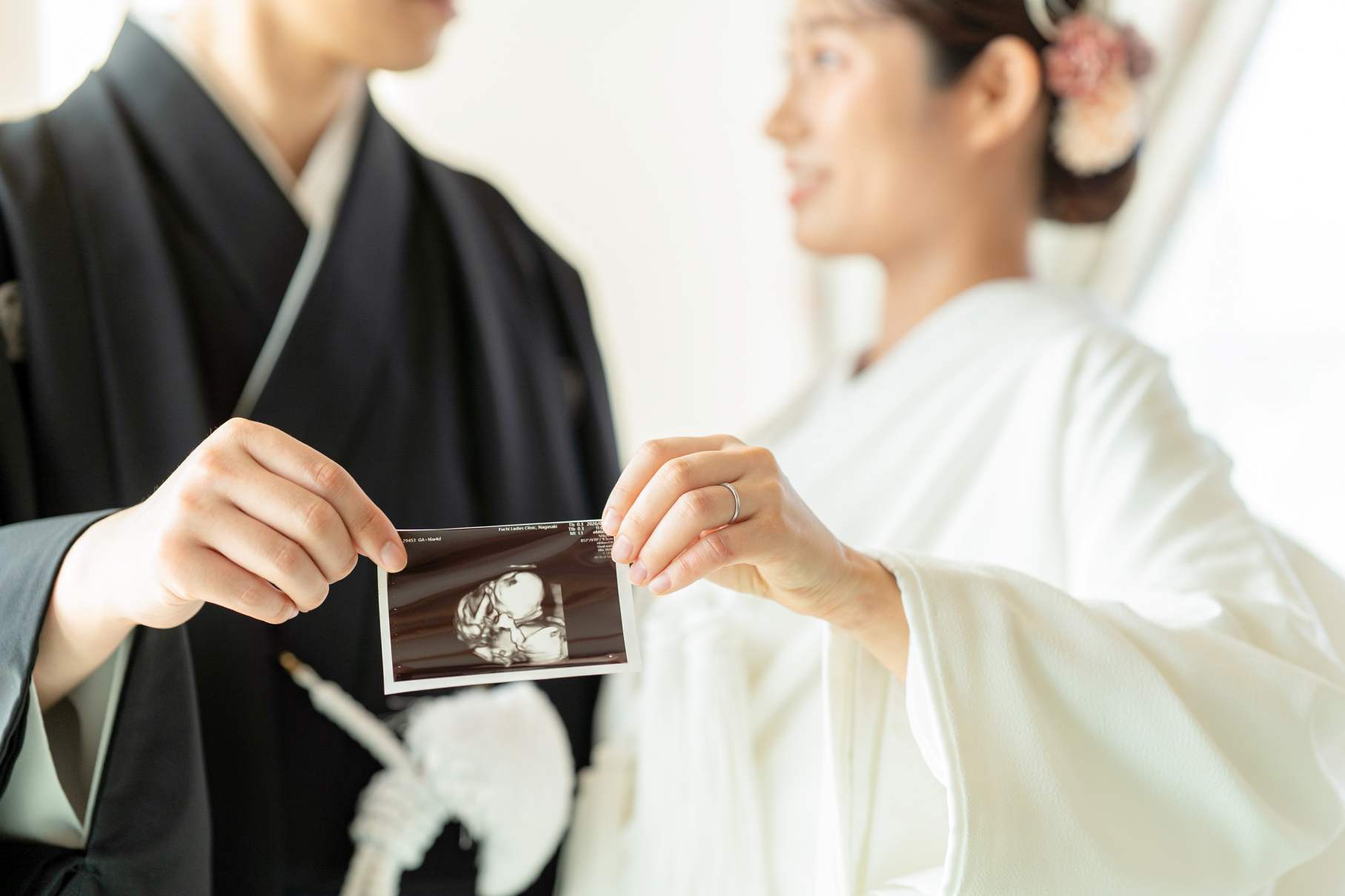 宮崎スタジオで和装フォトウェディング～新しい命と👼～