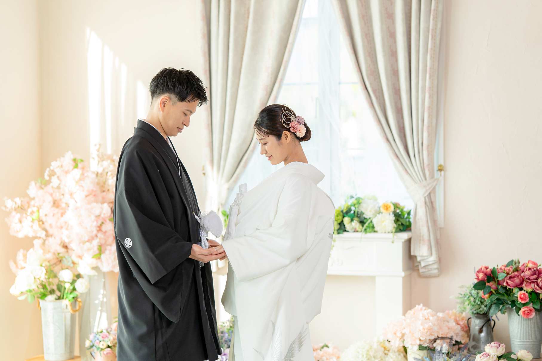 宮崎スタジオで和装フォトウェディング～新しい命と👼～