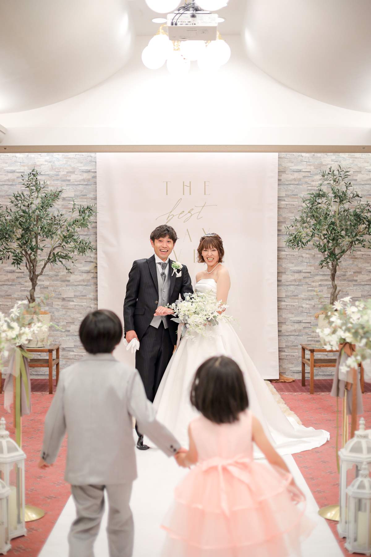 ニューウェルシティ宮崎で家族洋装フォトウェディング👨‍👨‍👧‍👦💕