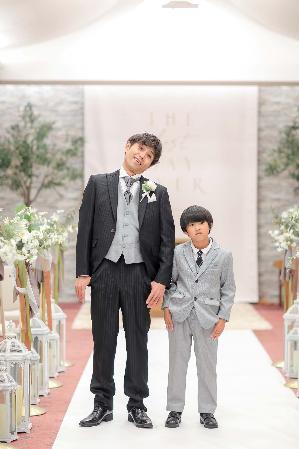 ニューウェルシティ宮崎で家族洋装フォトウェディング👨‍👨‍👧‍👦💕