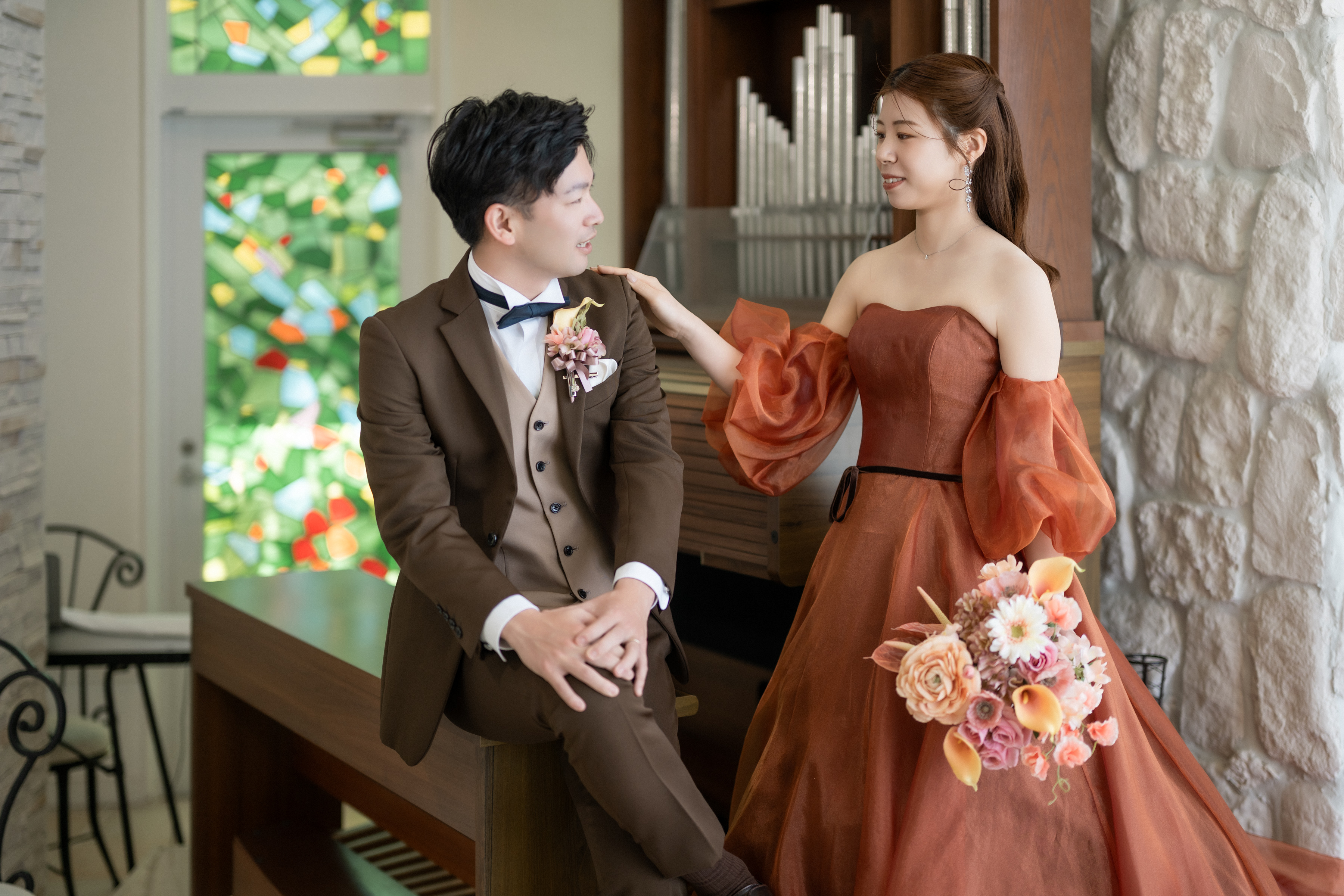 沖縄旅行で叶えた、海と光に包まれる後撮りフォトウエディング