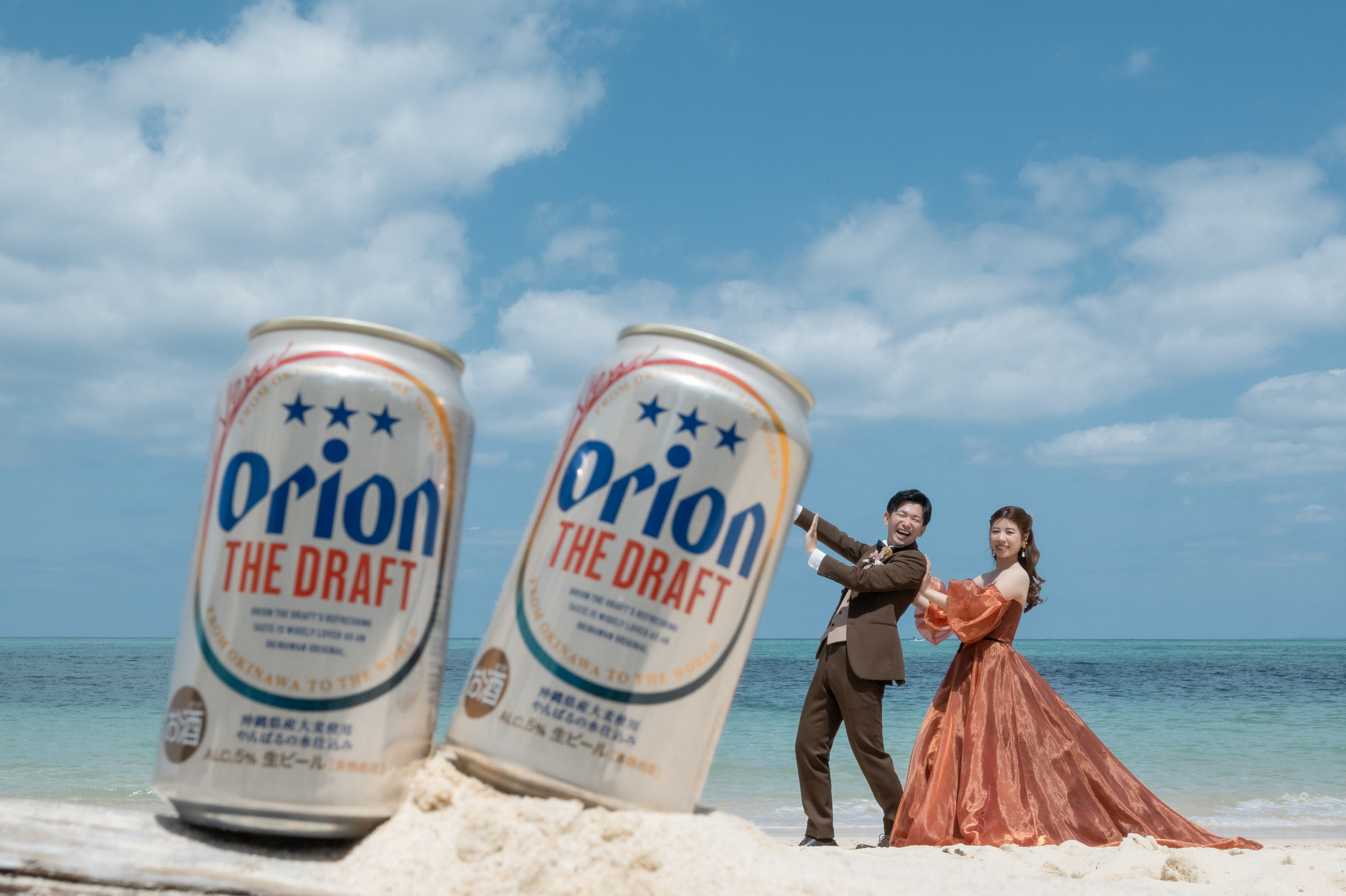 沖縄旅行で叶えた、海と光に包まれる後撮りフォトウエディング