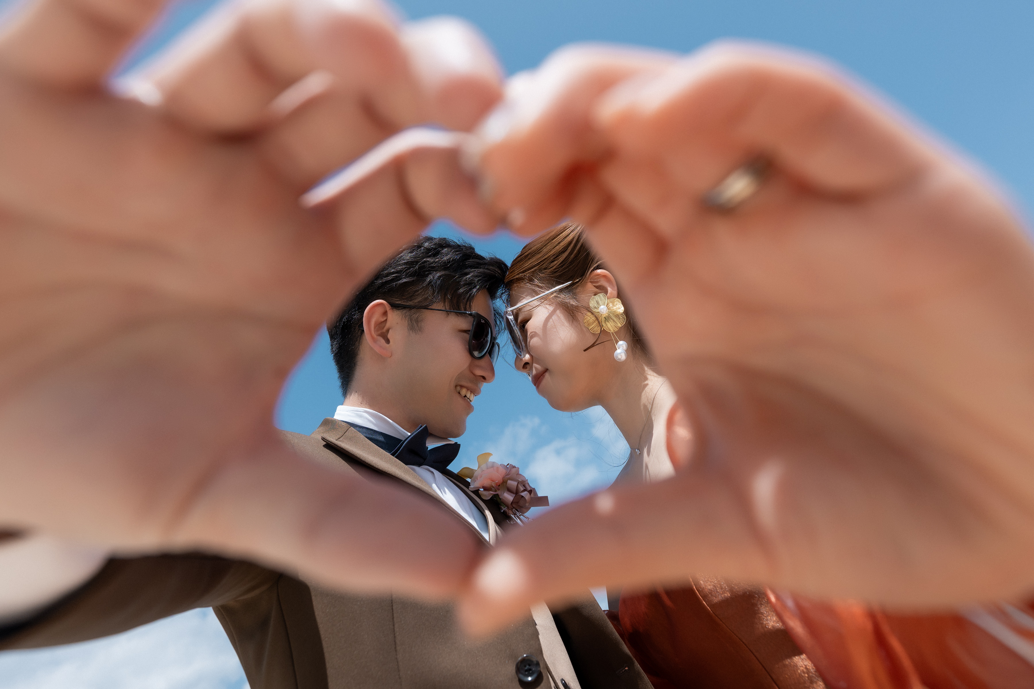 沖縄旅行で叶えた、海と光に包まれる後撮りフォトウエディング