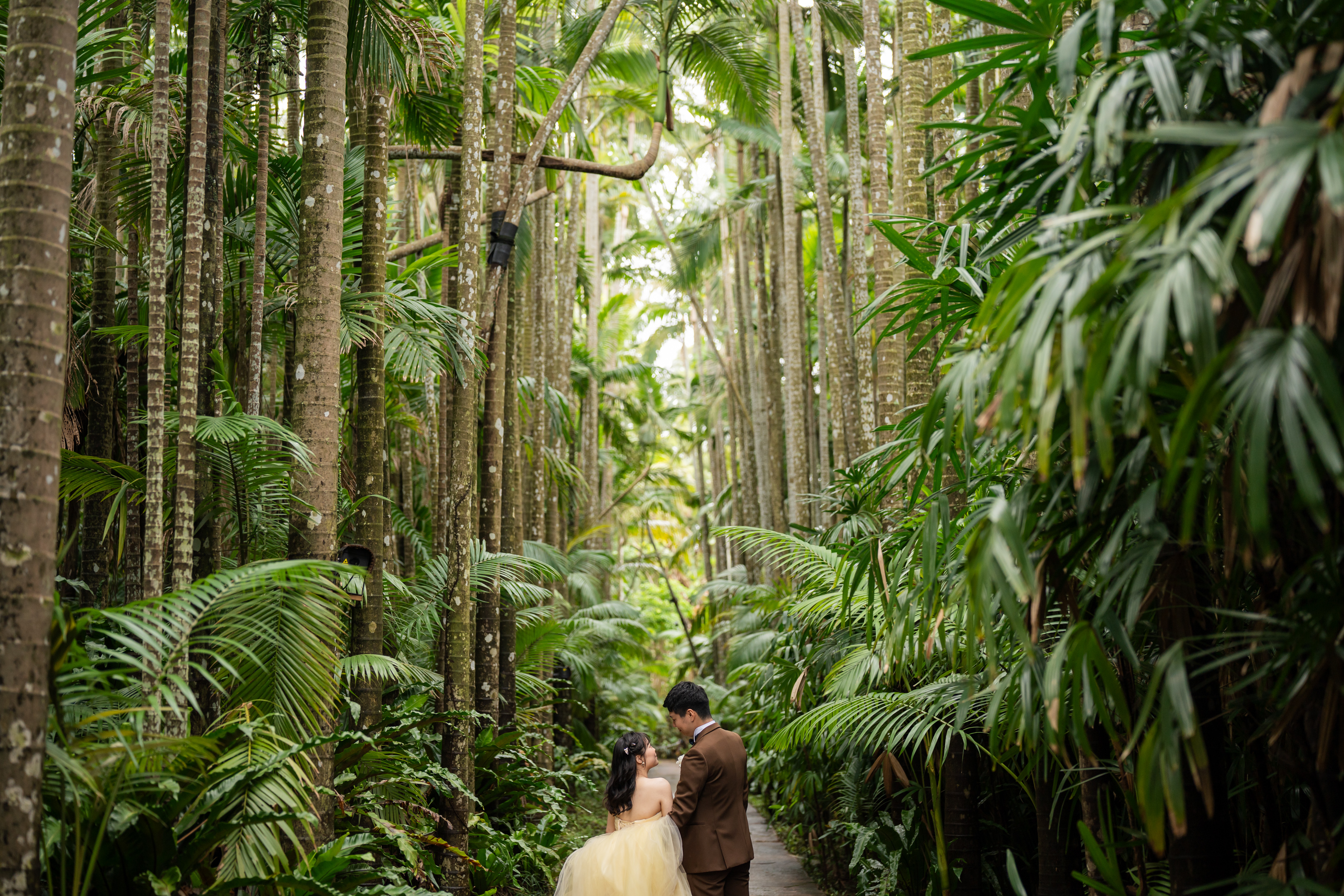 前撮りと結婚式の沖縄2daysWedding