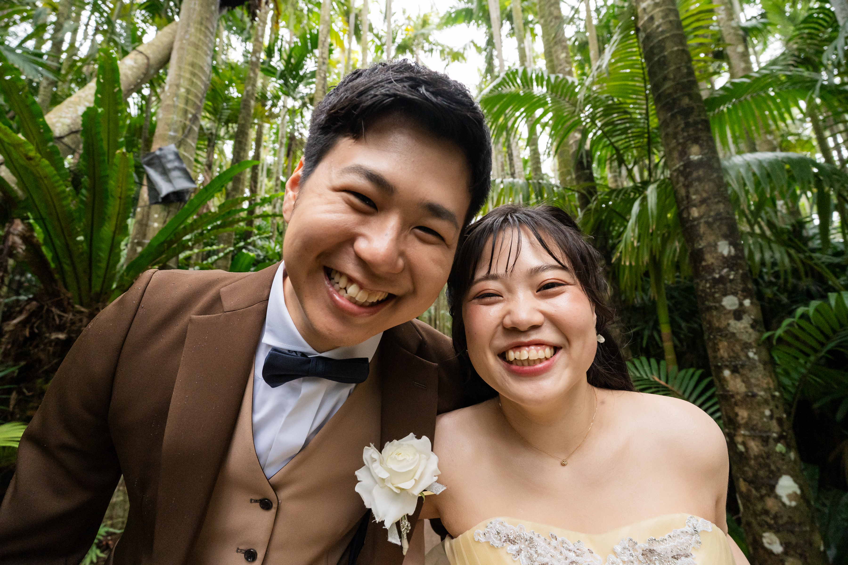 前撮りと結婚式の沖縄2daysWedding