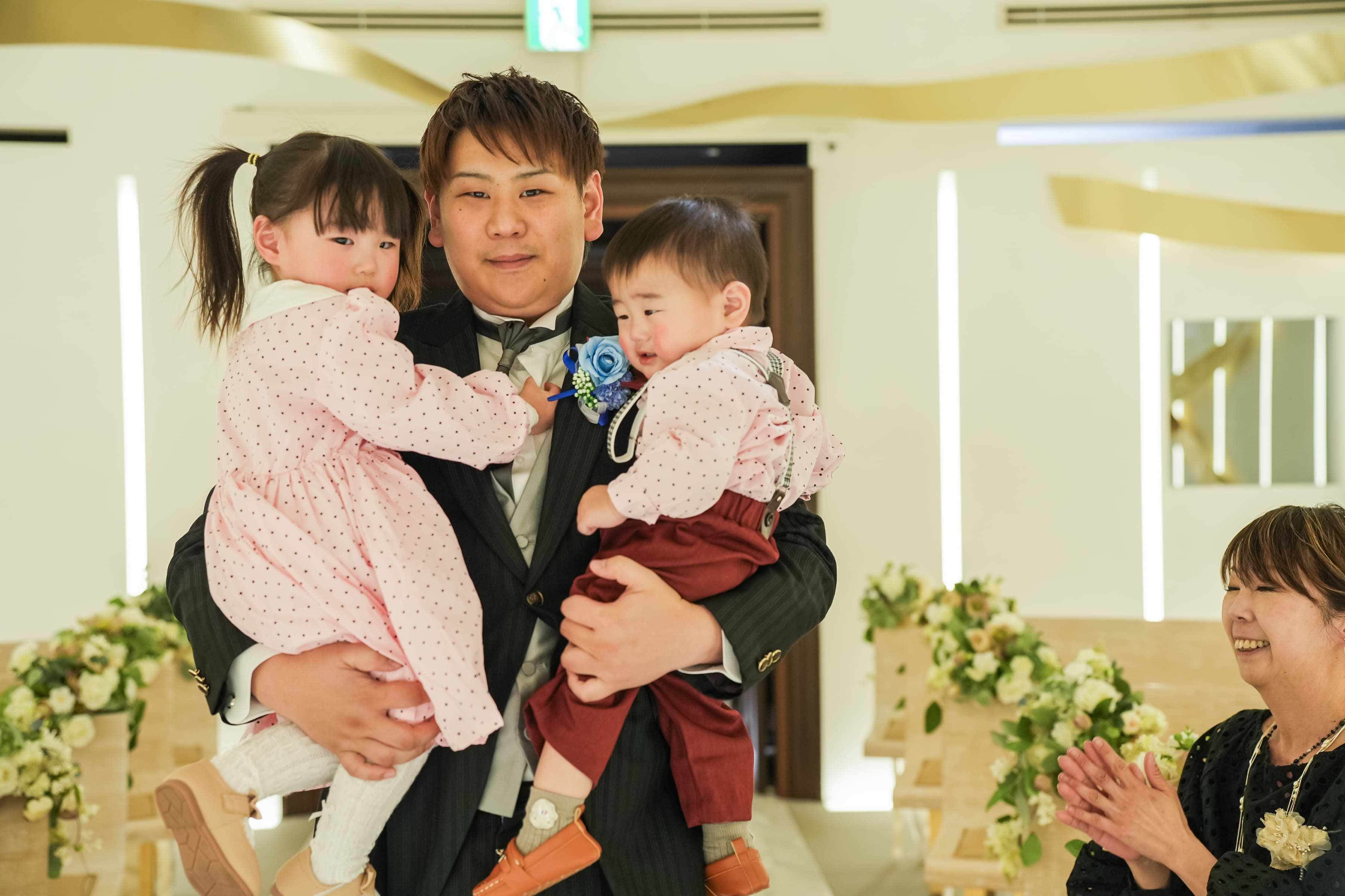 頑張るお子様がキュート♡ゲストがいたら「おひろめフォト」