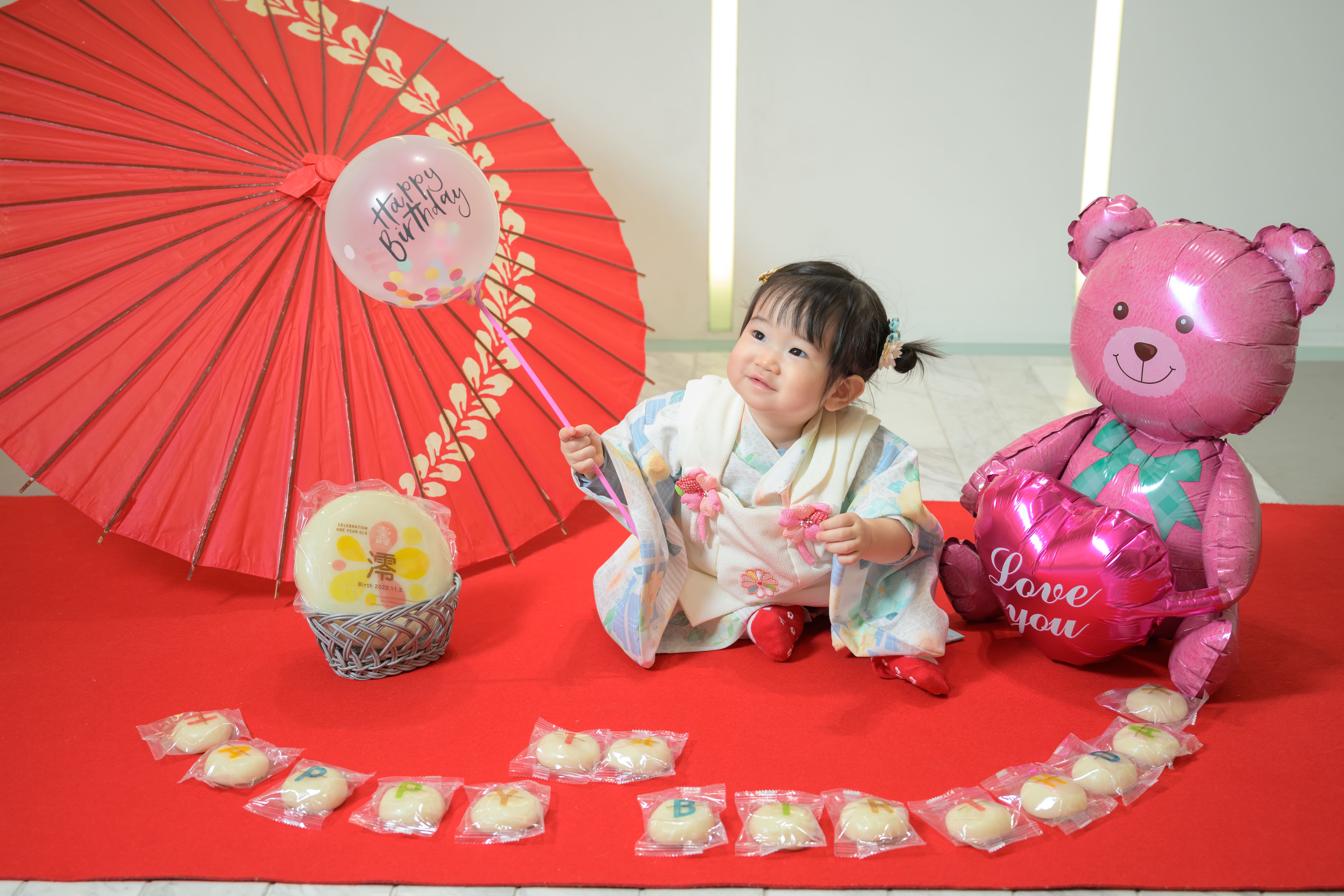 1歳のバースデー祝いに♪