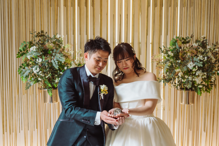 ペットのハムスター・ご家族と一緒にフォトウエディング!