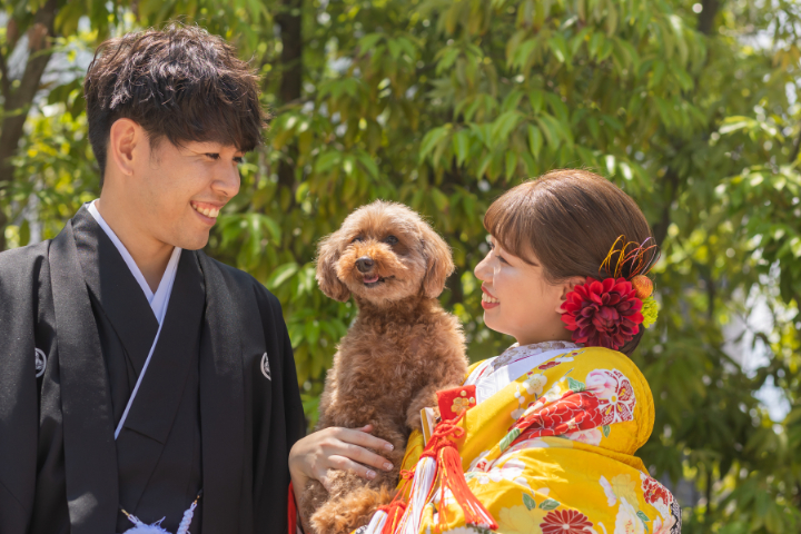 愛犬とフォトウェディング♪