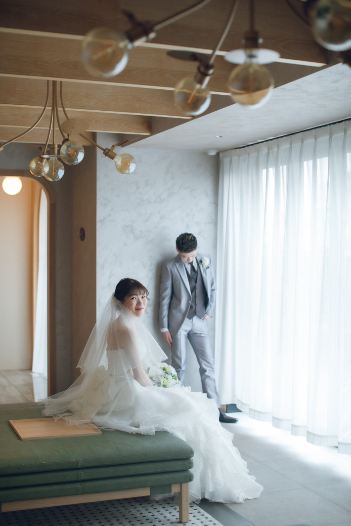 雨天時も安心♪館内プチロケーション撮影！