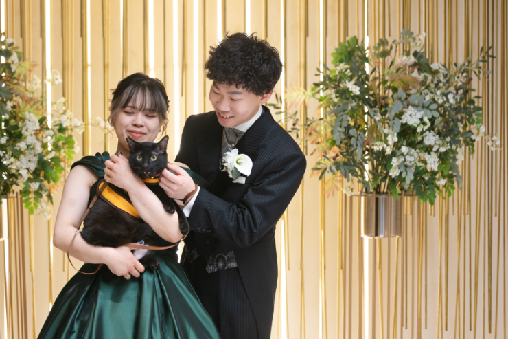 猫ちゃんとのフォトウェディング💖✨