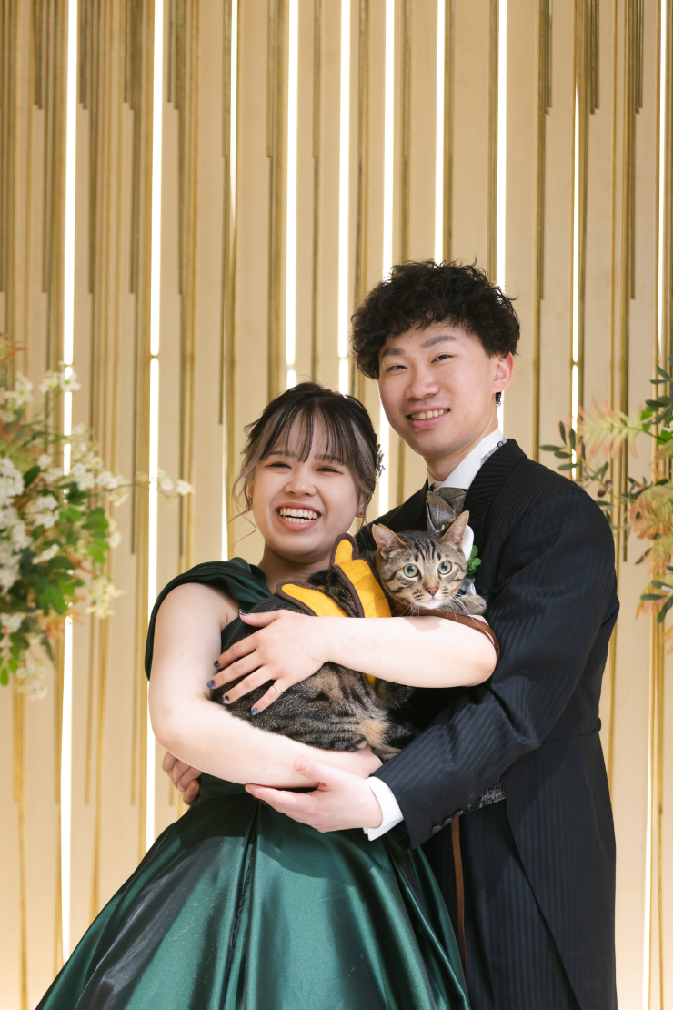 猫ちゃんとのフォトウェディング💖✨