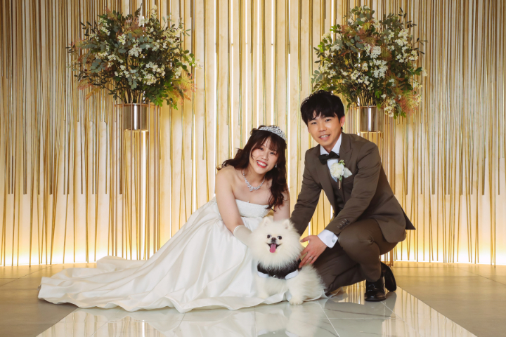 愛犬とフォトウェディング♪
