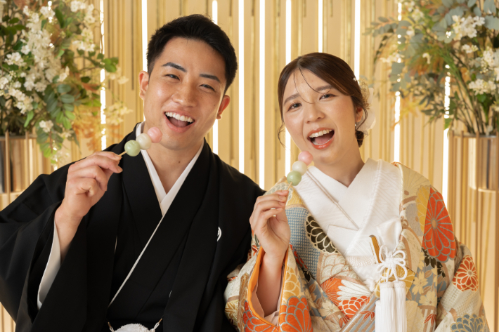 ＼お二人らしいグッズを持込んで撮影が可能✨／