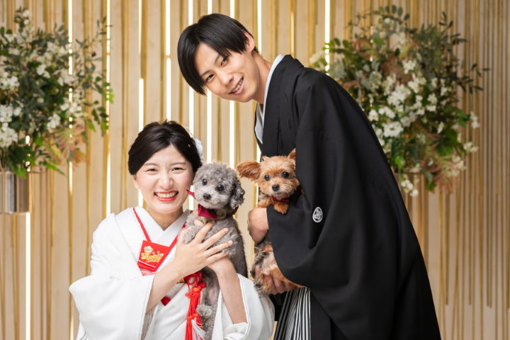 愛犬とフォトウェディング♪