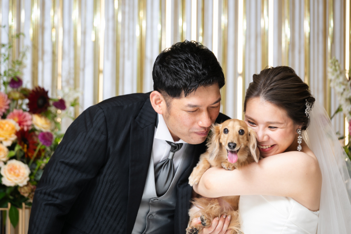 愛犬とフォトウェディング♪