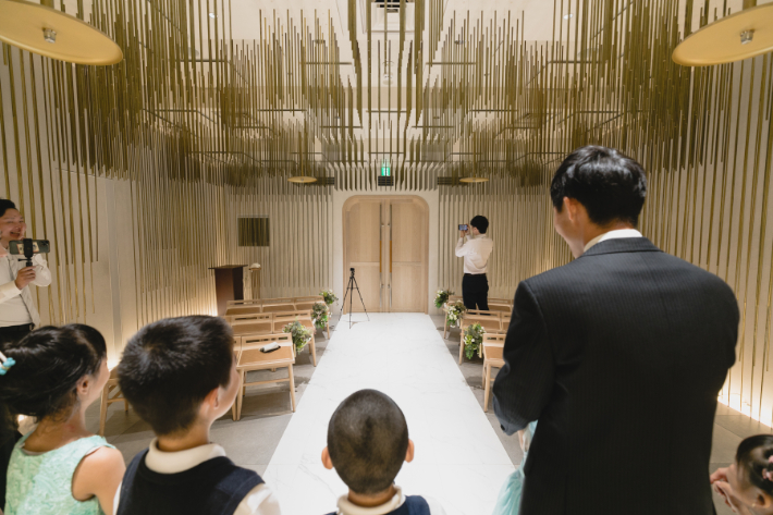 岡山チャペル 挙式レポート Part.120【 サプライズ 】~ご家族様からご新婦様へ~