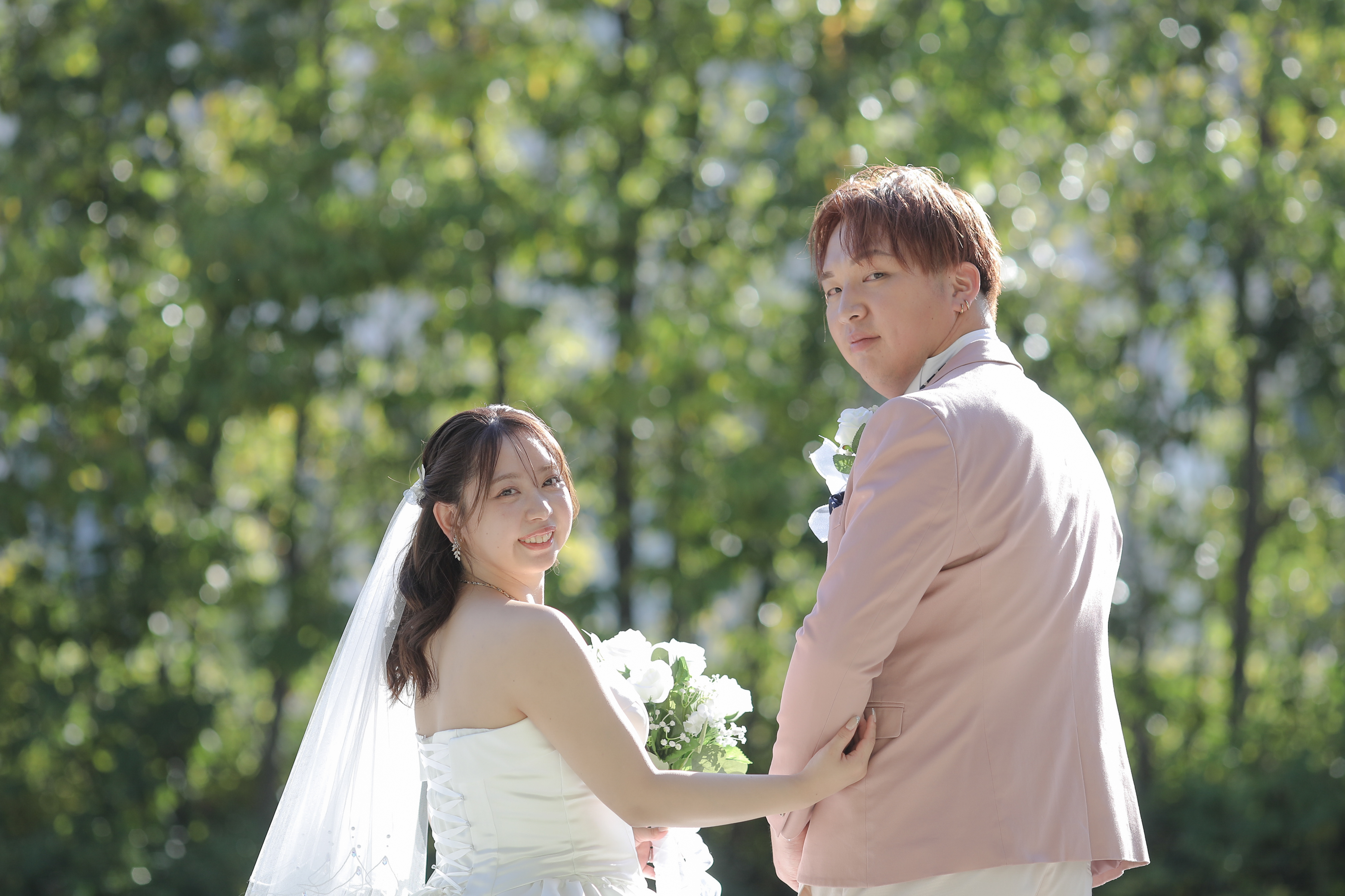 PINK×WHITE★ポカポカフォトウェディング!