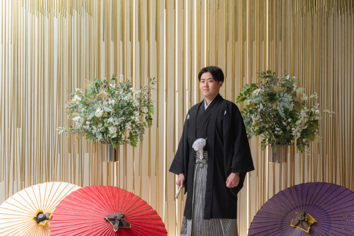 わんちゃんと一緒に撮影和装撮影！