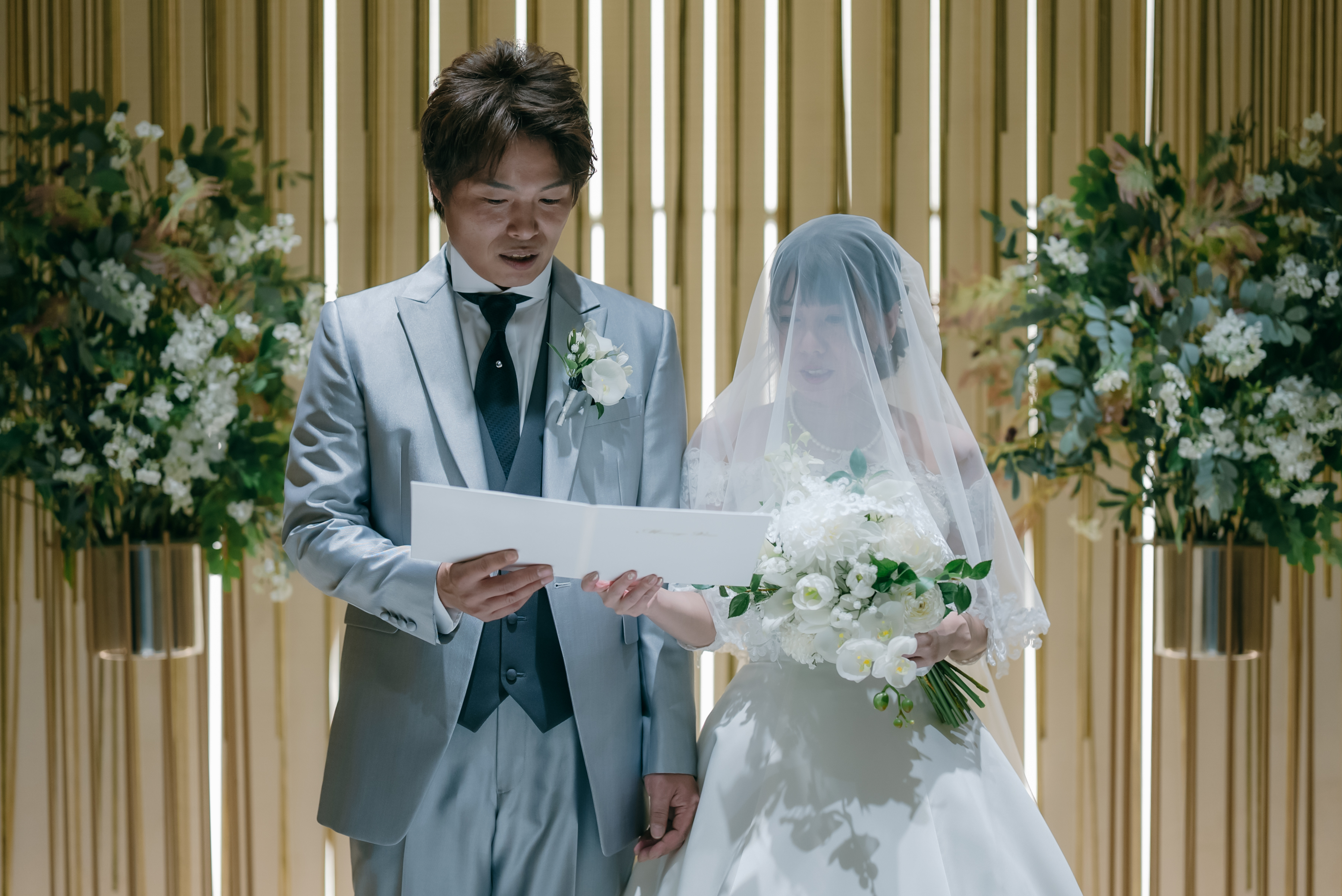 みんなに贈る二人のプレゼント！チャペルでハッピーウェディング